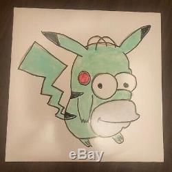 Moonshake Records Homerchu Test Press Pokemon Red Blue Vinyl Pikachu Simpsons