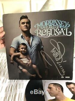 Morrissey Signed Years Of Refusal Vinyl