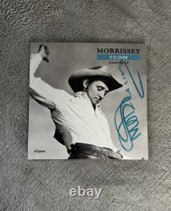 Morrissey signed autographed It's Over Single 7 vinyl record LP BMG RARE