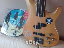 Motorhead autograph bass guitare LEMMY signed live lp vinyle picture disc rare