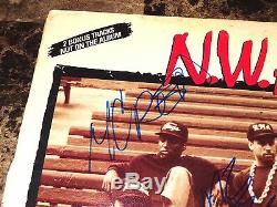 N. W. A. Signed Express Yourself 12 Vinyl EP Record MC Ren Yella Ice Cube NWA RAP