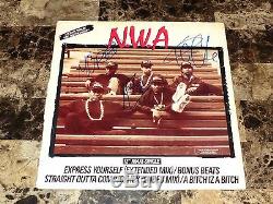 N. W. A. Signed Express Yourself 12 Vinyl EP Record MC Ren Yella Ice Cube NWA RAP