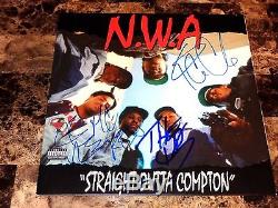 N. W. A. Signed Straight Outta Compton Vinyl The D. O. C. MC Ren Yella Ice Cube NWA