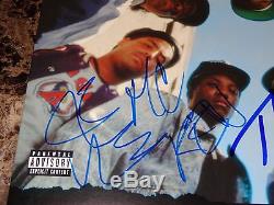 N. W. A. Signed Straight Outta Compton Vinyl The D. O. C. MC Ren Yella Ice Cube NWA