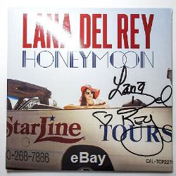 NEW Lana Del Rey SIGNED Honeymoon Vinyl Album LP EXACT Proof JSA COA