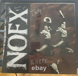 NOFX 30th Anniversary Pink Vinyl Boxset Sealed & Autographed 227/250 15x12 LP