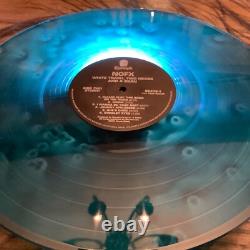 NOFX WHITE trash TWO heebs and A BEAN vinyl signed ribbed wolves in clothing