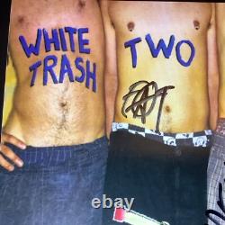 NOFX WHITE trash TWO heebs and A BEAN vinyl signed ribbed wolves in clothing