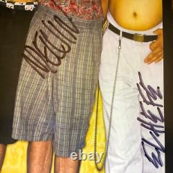 NOFX WHITE trash TWO heebs and A BEAN vinyl signed ribbed wolves in clothing