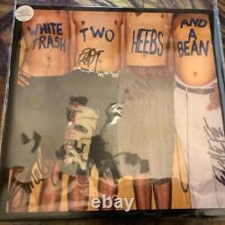NOFX WHITE trash TWO heebs and A BEAN vinyl signed ribbed wolves in clothing