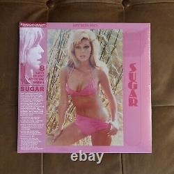 Nancy Sinatra Signed Autographed Sugar Bikini pink & white swirl vinyl LP