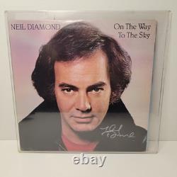 Neil Diamond On The Way To The Sky Vinyl Record Signed No Coa
