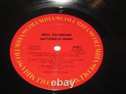 Neil Diamond-signed- September Morn Lp Vinyl- Authenticated Hologram And Cert