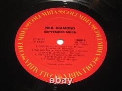 Neil Diamond-signed- September Morn Lp Vinyl- Authenticated Hologram And Cert