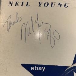 Neil Young Signed Autograph Album Vinyl Record LP Hawks & Doves with JSA COA