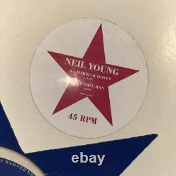 Neil Young Signed Autograph Album Vinyl Record LP Hawks & Doves with JSA COA