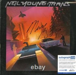 Neil Young TRANS Vinyl Record SIGNED 1989 ACOA CSNY