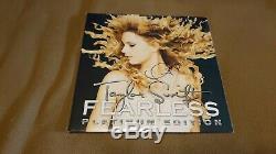 New Taylor Swift Signed LP Fearless Platinum Edition Gold Vinyl Record Store Day