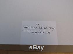 Nick Cave SIGNED! Push The Sky Away Box Set Vinyl LP Bad Seeds Cd DVD 7s Book