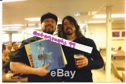Nirvana Signed Lp By 3 Exact Proof! Blue Vinyl Coa! David Grohl Krist Novoselic