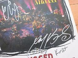 Nirvana Signed White Vinyl Lp By 5 Coa + Proof! Dave Grohl Krist Novoselic Foos