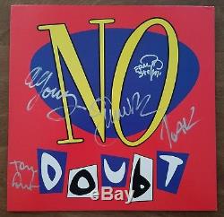 No Doubt Signed Self Titled Debut Vinyl Record Blue Marbled All Members RARE