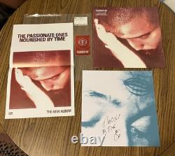Nourished by Time Passionate Ones clear LP withSigned 12 x 12 print And Extras