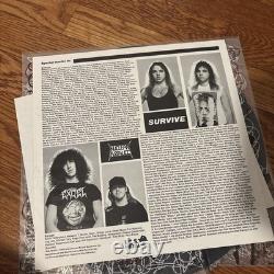 Nuclear Assault Survive Vinyl Record LP W All Inserts SIGNED AUTOGRAPHED