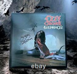 OZZY OSBOURNE BLIZZARD OF OZZ 1981 CBS Vinyl LP Record Jet 12 SIGNED AUTOGRAPH