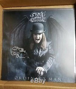 OZZY OSBOURNE Ordinary Man Vinyl limited Smoke LP Autographed Litograph