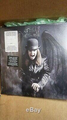 OZZY OSBOURNE Ordinary Man Vinyl limited Smoke LP Autographed Litograph