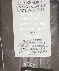 OZZY OSBOURNE Ordinary Man Vinyl limited Smoke LP Autographed Litograph