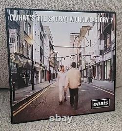 Oasis Noel Gallagher PSA/DNA Signed Autograph Album Record Vinyl Morning Glory