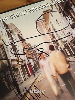 Oasis Whats The Story Morning Glory Vinyl Signed By Noel And Liam