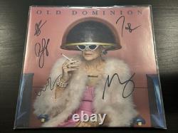 Old Dominion Band Signed 2025 Barbara Album Blush Pink Vinyl Record LP 5 SIG