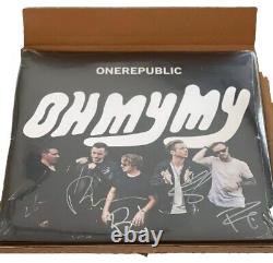 Onerepublic Oh My My Signed 2 Lp Red Vinyl Presale Order Confirmed New