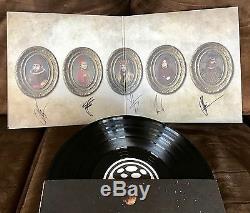 Opeth Sorceress Signed/Autographed 2LP Vinyl Record Black and Pink