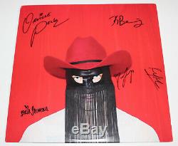 Orville Peck Band Full Signed Authentic Pony Vinyl Record Album Lp Coa Proof X5