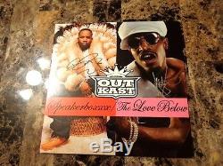 Outkast RARE Signed Framed Vinyl LP Record André 3000 Big Boi Rap Hip Hop + COA