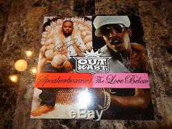 Outkast RARE Signed Framed Vinyl LP Record André 3000 Big Boi Rap Hip Hop + COA