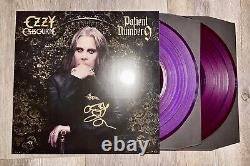 Ozzy Osbourne Patient 9 SIGNED Crystal Violet Vinyl LP Record AUTOGRAPHED PROOF