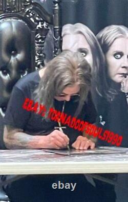 Ozzy Osbourne Patient 9 SIGNED Crystal Violet Vinyl LP Record AUTOGRAPHED PROOF