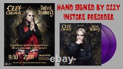 Ozzy Osbourne Patient 9 SIGNED Crystal Violet Vinyl LP Record AUTOGRAPHED PROOF