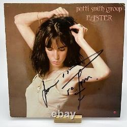 PATTI SMITH Easter VINYL LP 1978 Record Becket Authenticated Autograph SIGNED