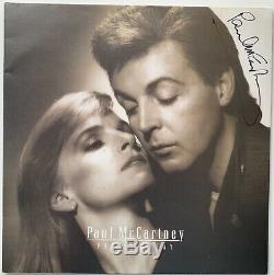PAUL McCARTNEY PRESS TO PLAY SIGNED AUTOGRAPHED VINYL with FULL PROVENANCE BEATLES