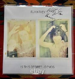 PJ HARVEY IS THIS DESIRE SIGNED DEMOS LP VINYL RARE Ultra Limited Edition INHAND