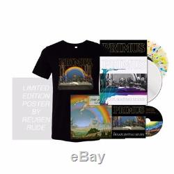 PRIMUS THE DESATURATING SEVEN DELUXE VINYL BUNDLE 2 X Autographed items + Shirt