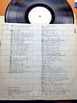 PSA Authenticated ROGER WATERS Signed Autographed THE WALL Vinyl LP Pink Floyd