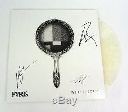 PVRIS Lynn Gunn Entire Band Signed Autograph White Noise Vinyl Record Album COA