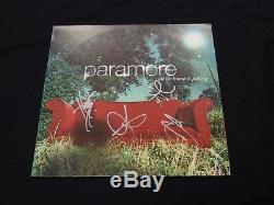Paramore All We Know Is Falling Green Vinyl LP Signed